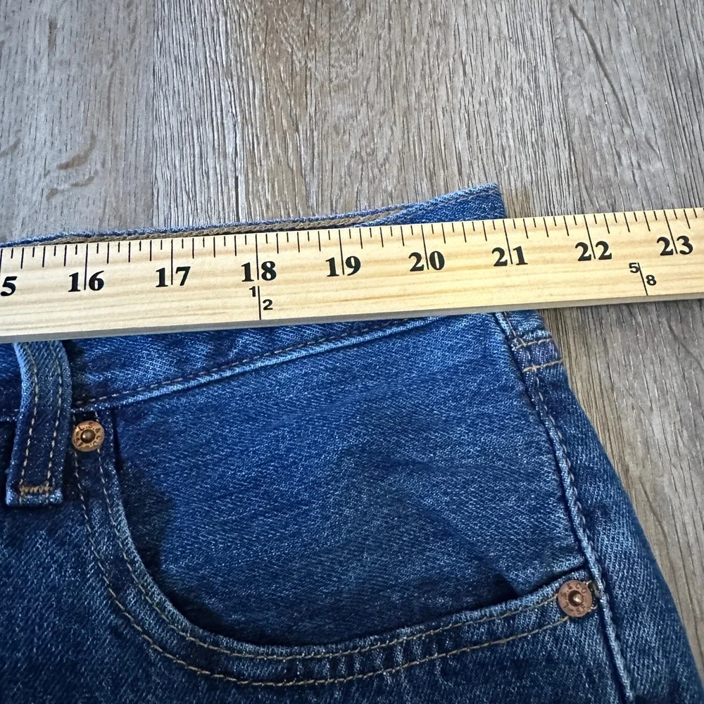 Levis 501 Original Fit Button Fly‎ Blue Denim Jeans Mens 42x30 Medium Wash